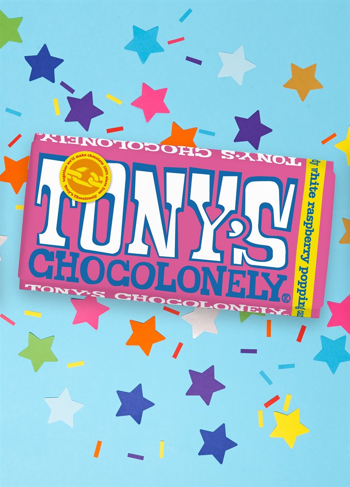 Tony's Chocolonely White Chocolate Raspberry